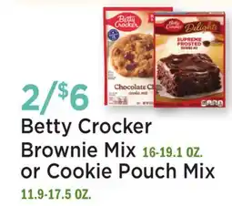 Heinen's Betty Crocker Brownie Mix 16-19.1 OZ. or Cookie Pouch Mix 11.9-17.5 OZ offer