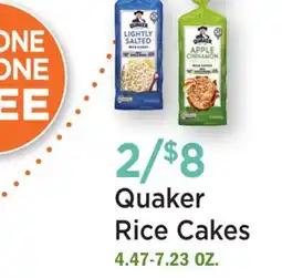 Heinen's Quaker Rice Cakes offer