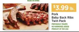 Heinen's Pork Baby Back Ribs offer