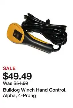 Tractor Supply Company Bulldog Winch Hand Control, Alpha, 4-Prong offer