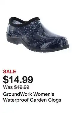 Tractor Supply Company GroundWork Women's Waterproof Garden Clogs offer
