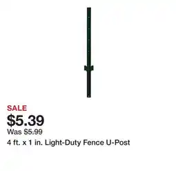 Tractor Supply Company 4 ft. x 1 in. Light-Duty Fence U-Post offer