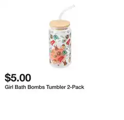 Five Below Girl Bath Bombs Tumbler 2-Pack offer
