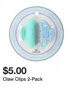 Five Below Claw Clips 2-Pack offer