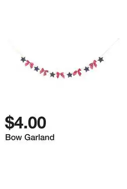 Five Below Bow Garland offer