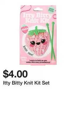 Five Below Itty Bitty Knit Kit Set offer