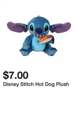 Five Below Disney Stitch Hot Dog Plush offer