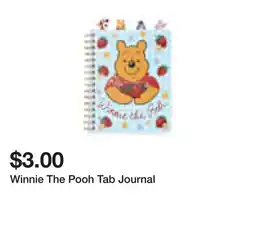 Five Below Winnie The Pooh Tab Journal offer