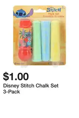 Five Below Disney Stitch Chalk Set 3-Pack offer