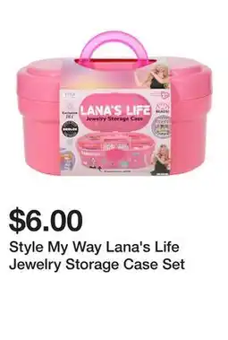 Five Below Style My Way Lana's Life Jewelry Storage Case Set offer