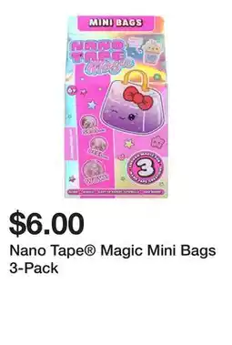 Five Below Nano Tape Magic Mini Bags 3-Pack offer