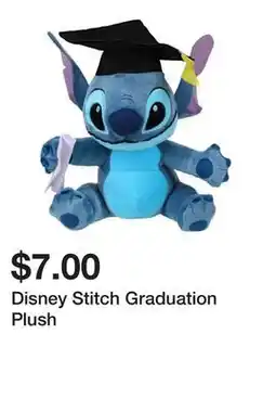 Five Below Disney Stitch Graduation Plush offer