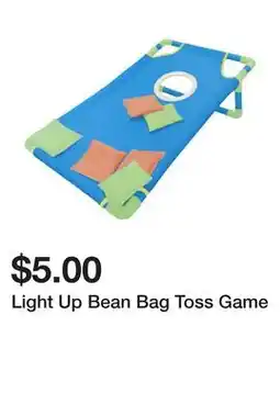Five Below Light Up Bean Bag Toss Game offer