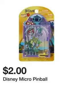 Five Below Disney Micro Pinball offer
