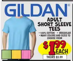 Ollie's GILDAN ADULT SHORT SLEEVE TEES offer