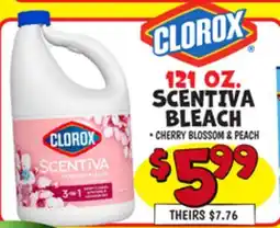 Ollie's CLOROX SCENTIVA BLEACH offer