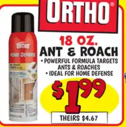 Ollie's ORTHO 18 OZ. ANT & ROACH offer