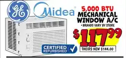 Ollie's GE 5, 000 BTU MECHANICAL WINDOW A/C offer