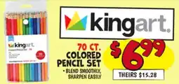 Ollie's 70 CT. COLORED PENCIL SET offer