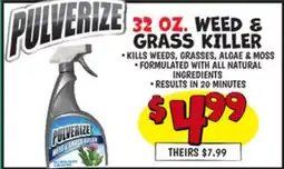 Ollie's PULVERIZE 32 OZ. WEED & GRASS KILLER offer