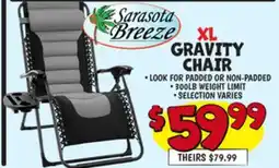 Ollie's XL GRAVITY CHAIR offer