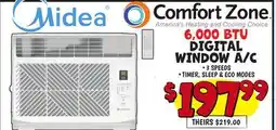 Ollie's MIDEA 6, 000 BTU DIGITAL WINDOW A/C offer