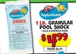 Ollie's AQUAMATE 1 LB. GRANULAR POOL SHOCK offer