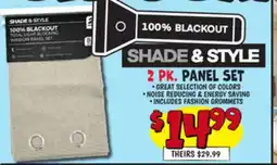 Ollie's 2 PK. PANEL SET offer