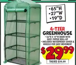 Ollie's 4-TIER GREENHOUSE offer