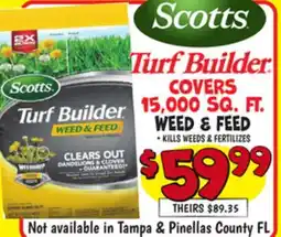 Ollie's SCOTTS Turf Builder Covers 15,000 Sq. Ft offer