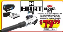 Ollie's HART 40V BLOWER KIT offer