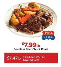 Fareway Boneless Beef Chuck Roast offer