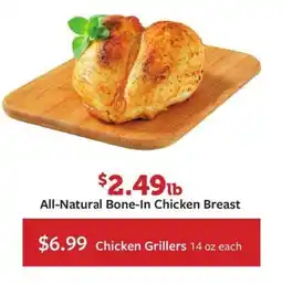 Fareway All-Natural Bone-In Chicken Breast offer