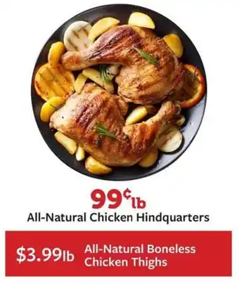 Fareway All-Natural Chicken Hindquarters offer