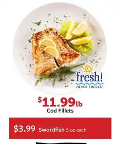 Fareway Cod Fillets offer