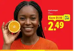 Lidl Navel oranges offer