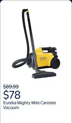 Walmart Eureka Mighty Mite Canister Vacuum Cleaner - 360 Hose Swivel offer