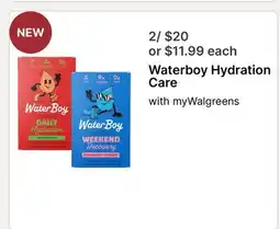 Walgreens Waterboy Hydration Care offer