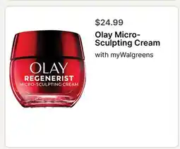 Walgreens Olay Micro-Sculpting Cream offer