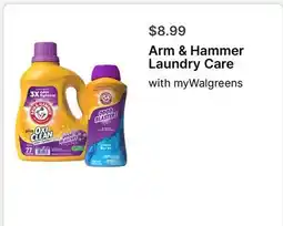 Walgreens Arm & Hammer Laundry Care offer