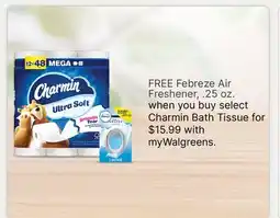 Walgreens Select Charmin Bath Tissue offer