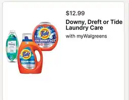 Walgreens Downy, Dreft or Tide Laundry Care offer
