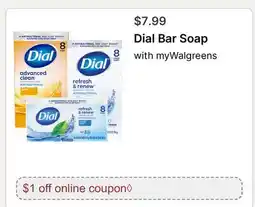 Walgreens Dial Bar Soap offer