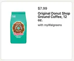 Walgreens Original Donut Shop Ground Coffee, 12 oz offer
