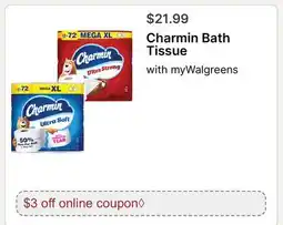 Walgreens Charmin Bath Tissue offer