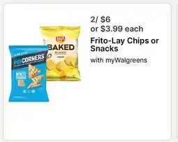 Walgreens Frito-Lay Chips or Snacks offer