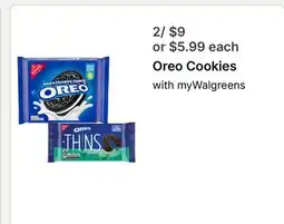 Walgreens Oreo Cookies offer