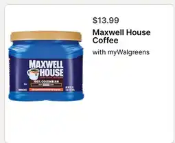 Walgreens Maxwell House Coffee offer