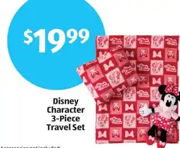 Aldi Disney Character 3-Piece Travel Set offer
