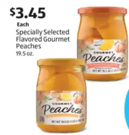 Aldi Specially Selected Flavored Gourmet Peaches offer